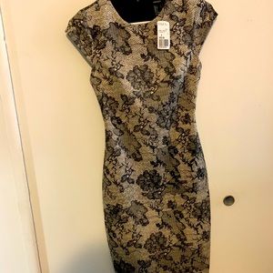 Lace Black and gray dress